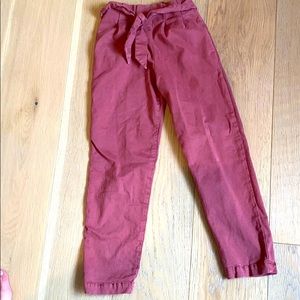 Cute girls work pants
